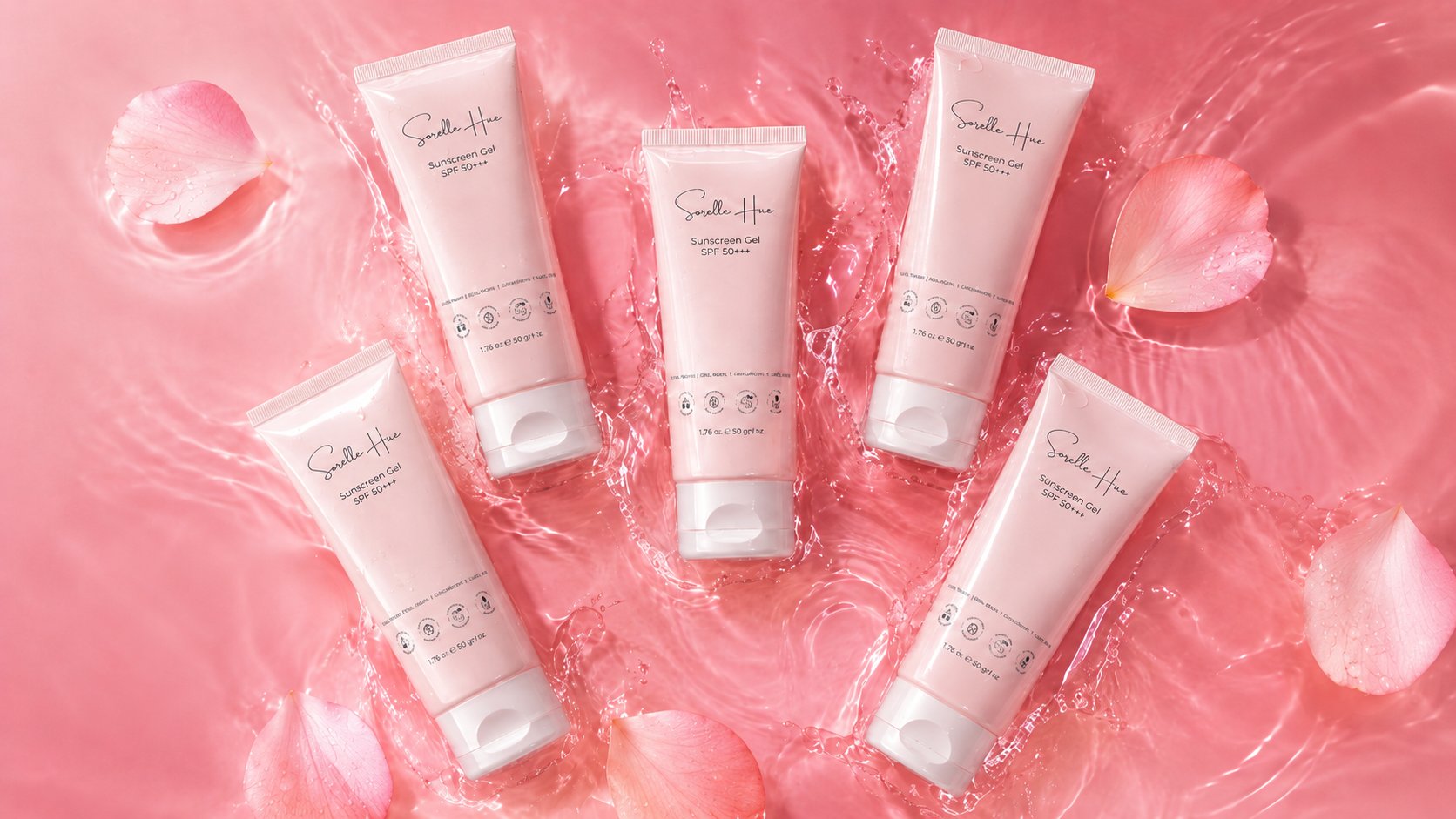 Sarelle Hue Sunscreen Gel SPF 50